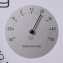 Horloge murale radiopilotée « Thermo/hydro » aspect bois - 3