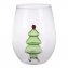 Tasse en verre 3D "Sapin" - 3