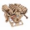 Houten modelmotor V8 - 3