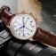 Chronographe pour homme avec bracelet en cuir - 3