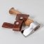 Handbijl met leren etui - 3