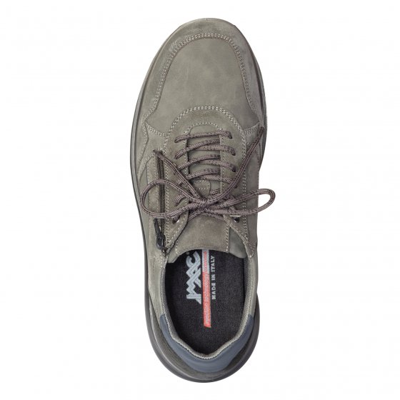 Chaussures confort à lacets avec fermeture éclair 