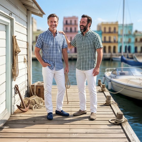 Chemise stretch facile d'entretien 3XL (47/48) | Bleu