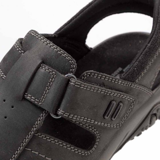 Sandales à velcro pour hommes 46 | Noir