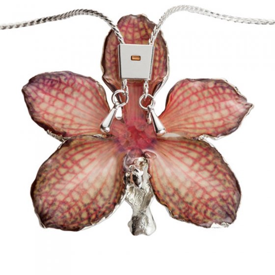 Collier orchidée 