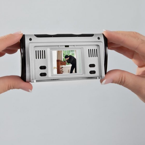 Tafelklok camera met monitor 