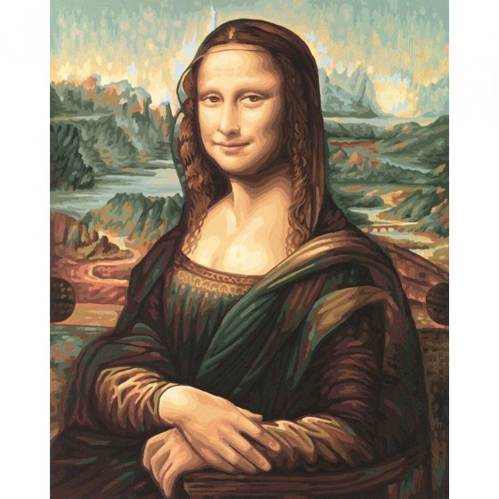 Peinture par numéros : Mona Lisa 