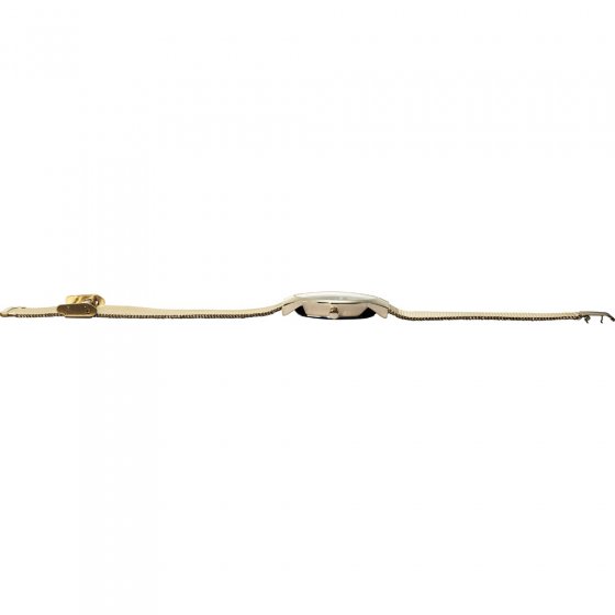 Vlak horloge op zonne-energie  "Goud" 