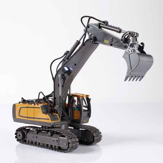 Radiogestuurde graafmachine 