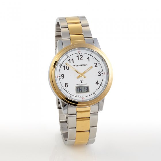 Montre radiopilotée « BiColor » avec bracelet de rechange 