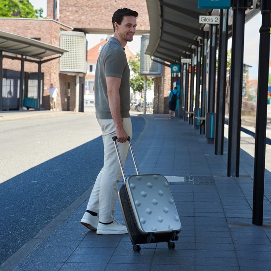 Ultraplatte rolkoffer 