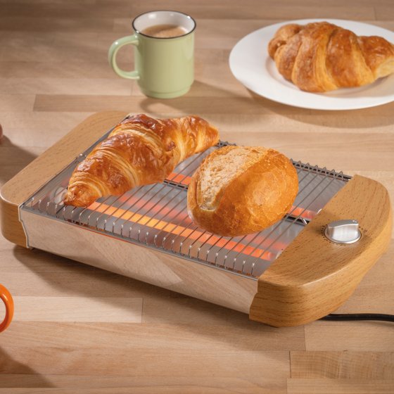 Horizontale flat toaster 