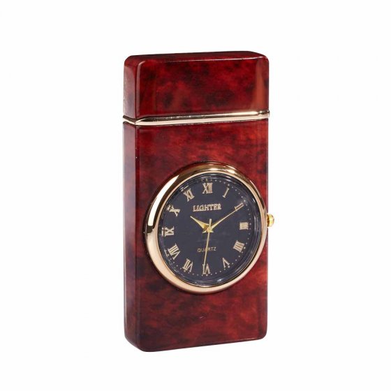 Briquet plasma avec affichage de l'heure 