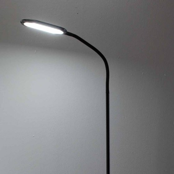 Staande lamp met zwanenhals 