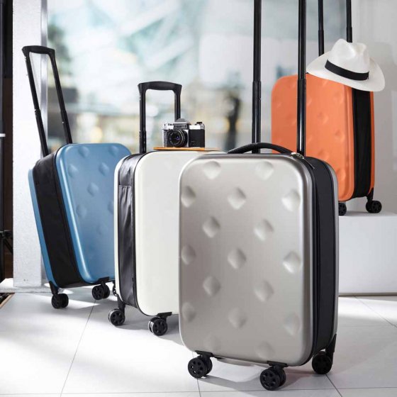 Ultraplatte rolkoffer Oranje