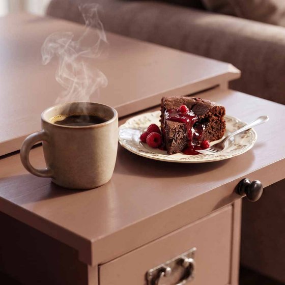 Draaibare bijzettafel 