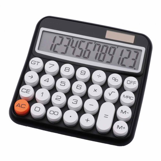 Calculette de poche à grandes touches style rétro 