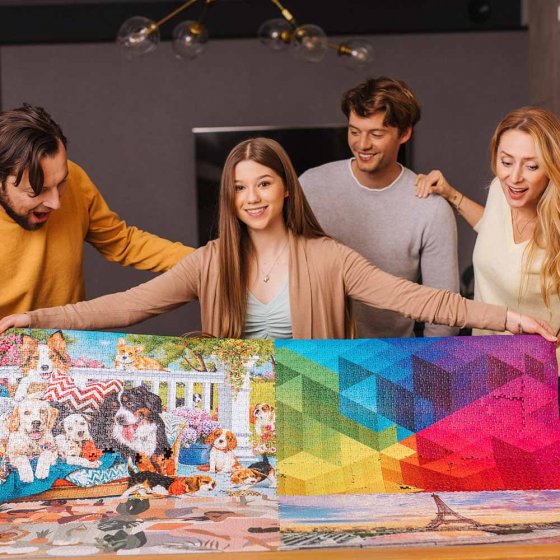 Puzzle Premium « Villes au-dessus des nuages » 