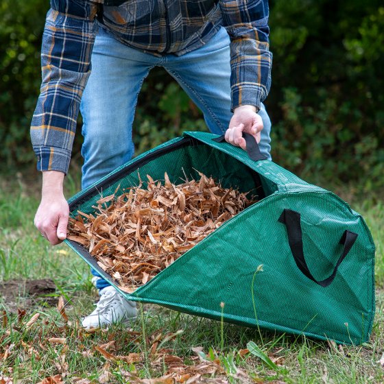 Bladverzamelaar met veegfunctie 