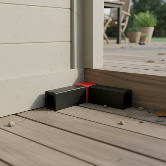 Flexibele dubbele val voor ratten 