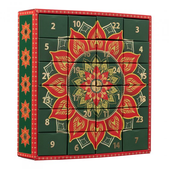 Adventskalender, geurkaarsen 