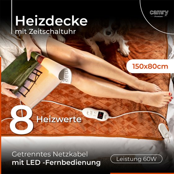 Elektrische verwarmde dekbedovertrek 