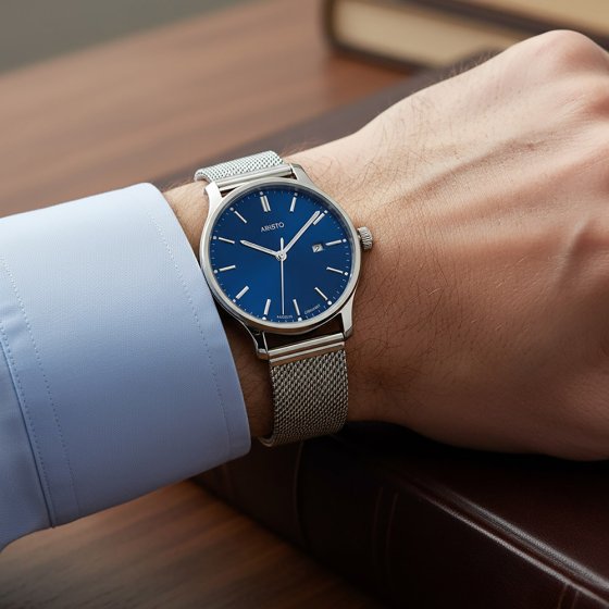 Herenhorloge Milanaise  