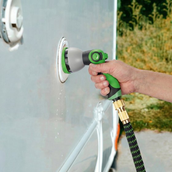 Flexibele tuinslang met snelkoppelingen 
