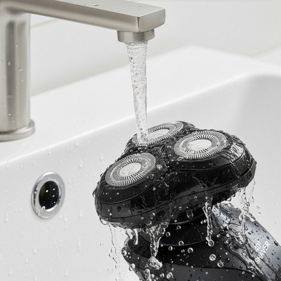 Rasoir rechargeable avec set tondeuse 