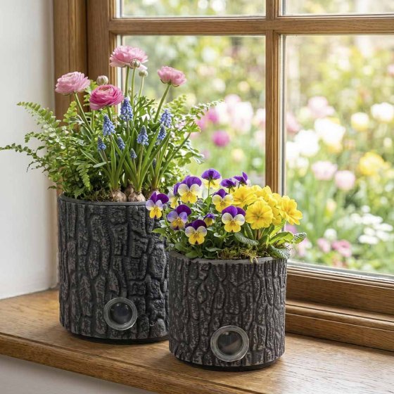 Zelfwaterende plantenpotten 