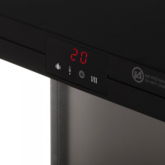 Cheminée électrique avec chauffage 