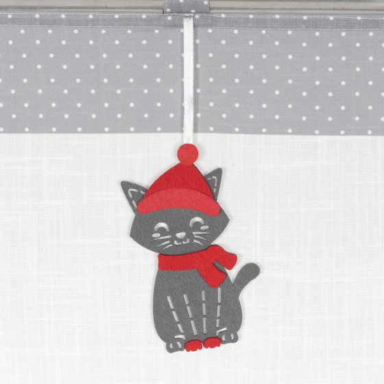 Bistrogordijn Winterkatjes 