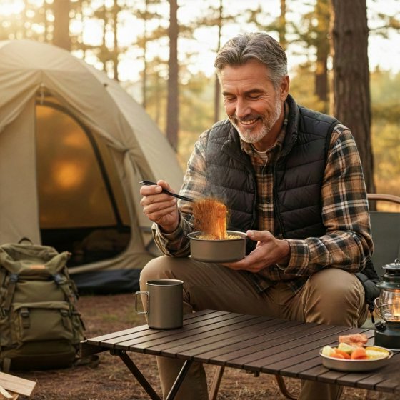 Couverts de camping 9 en 1 et outil multifonctions 