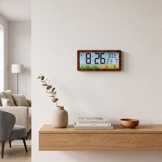 Op afstand bedienbaar weerstation met XXL-kleurendisplay 