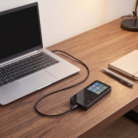 Lecteurs multimédia rechargeables 