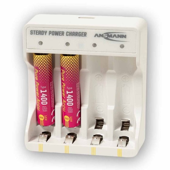Pure Power-batterijen 4xAAA met oplaadmodule 