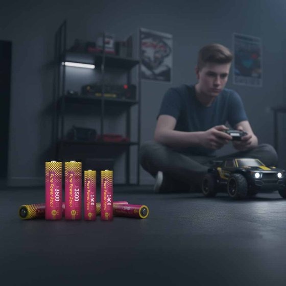 Pure Power - 4 AA-batterijen 