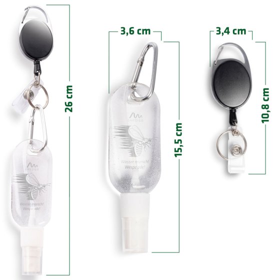 Set voor wespenafweer en verfrissing 