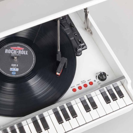 Platine vinyle façon piano 