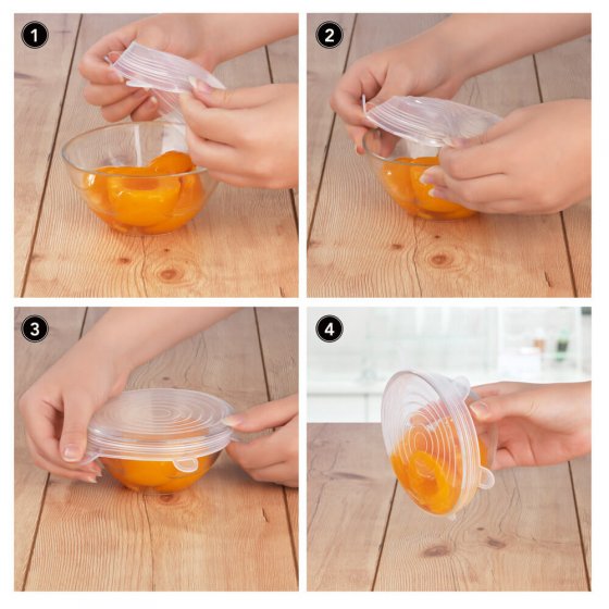 Couvercle en silicone Lot de 12 