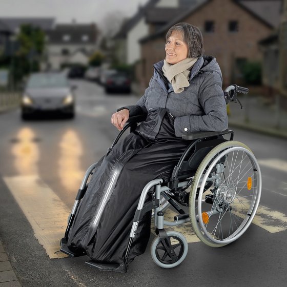 Sac chauffant pour fauteuil roulant 