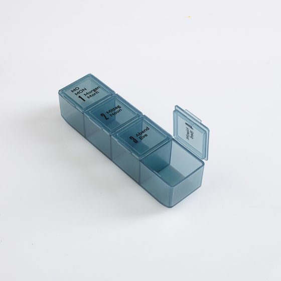 Pilulier semainier Bleu