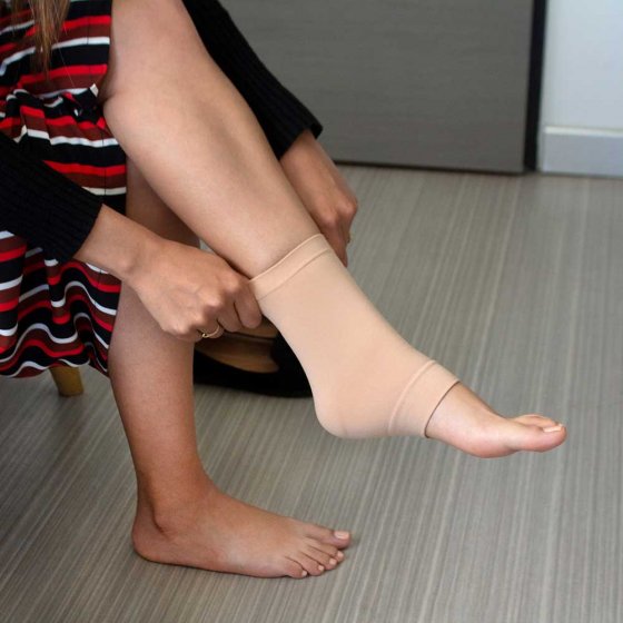 Chevillère avec protège-talon 