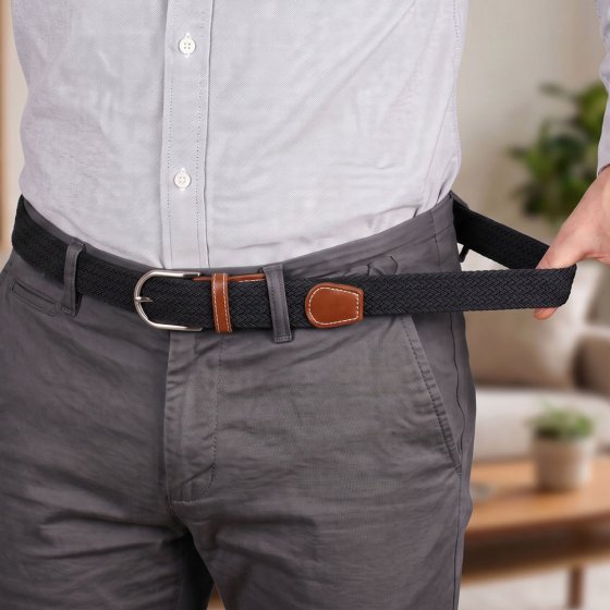 SANIQUE Ceinture extensible, tressée 