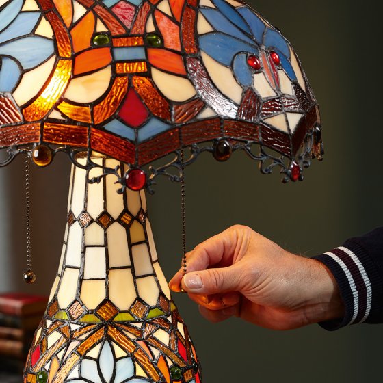 Tafellamp in Tiffany-stijl 