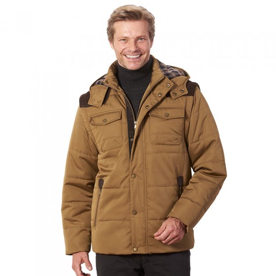 Jas met afneembare mouwen 