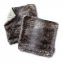 Housses de coussin en fausse fourrure aspect « loup » Lot de 2  - 4