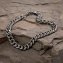 Bracelet à maillons pour homme en titane - 4
