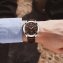 Herenhorloge met leren band - 4