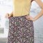 Culotte met bloemmotief - 4